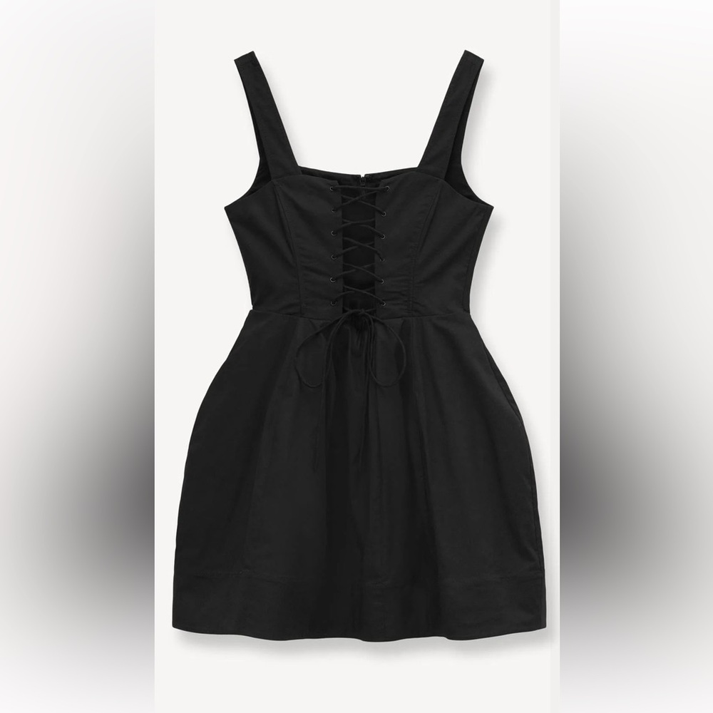 STAUD Mini Sutton Dress size 8 - black